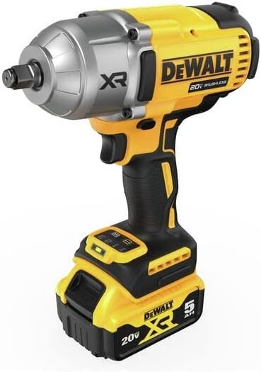 DEWALT 20V MAX XR Impact Wrench, 1/2 In Cordless, High Torque, 4 Speed Precision Mode, Tool Only (DCF900B)