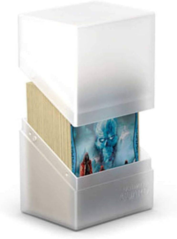 Ultimate Guard Boulder 100+ Classic, Deck Case for 100 Double-Sleeved TCG Cards, Onyx, Secure & Durable Storage for Trading Card Games, Soft-Touch Finish