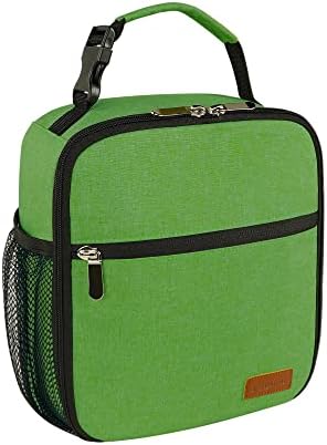 Lunch Box for Men Women Adults Small Lunch Bag for Office Work Picnic - Reusable Portable Lunchbox, Black
