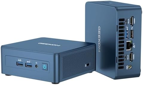 GEEKOM IT13 2025 Mini PC 2025 Edition with 13th Gen Intel i9-13900HK, NUC 13 Mini Computers(14C/20T), 32GB RAM&1T M.2 2280 NVMe Gen4*4 SSD, Windows 11 Pro/Wi-Fi 6E/Bluetooth 5.2/USB 4.0/2.5G LAN