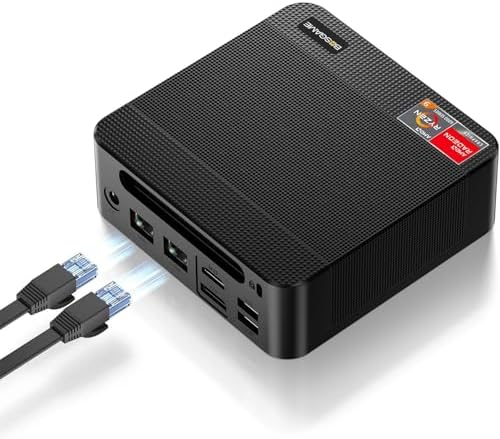 BOSGAME M4 Mini PC Oculink, AMD Ryzen 7 8745HS 32GB DDR5 RAM 1TB PCIe4.0 SSD,Radeon 780M Quad Displays,USB4,Dual LAN 2.5GbE LAN Micro Desktop Computer
