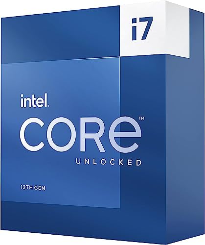 Intel Core i7-13700K Desktop Processor 16 cores (8 P-cores + 8 E-cores) 30M Cache, up to 5.4 GHz