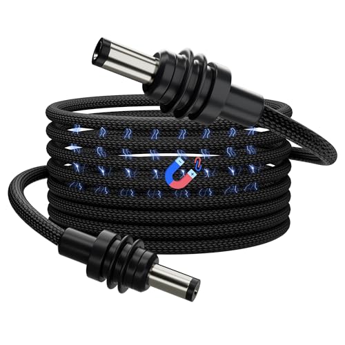 Starlink Mini DC Power Cable 16.4ft, Extension Replacement DC Power Cord Cable for Starlink Mini Power Supply Male to Male Waterproof
