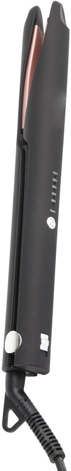 Pongnas 2 in 1 Hair Straightener Curler, Hair Straightener Curler, with Twisted Design, Fast Heating, Static Ceramic Coating, Suitable for All Types, for (US Plug)