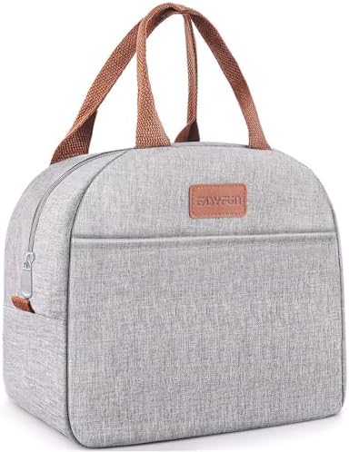 Lunch Bag for Women & Men Adult Insulated Lunch Box, Small Leakproof Cooler Food Lunch Containers Reusable High Capacity Lunch Tote Bags for Work, Travel, Outdoor