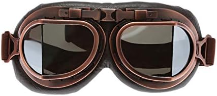 Helmet Steampunk Vintage Goggles Sunglasses Eyewear for Outdoor Sports Motocross Racer - PuriLite