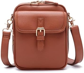 Lexiyat Crossbody Purses for Women Trendy Cell Phone Bag Leather Shoulder Handbags with Card Slots