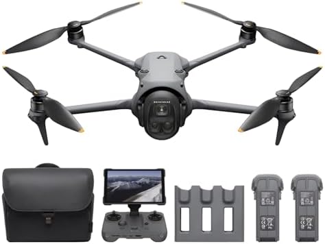 DJI Mavic 4 Pro Fly More Combo with DJI RC 2, Flagship Tri-Camera Drone with 100MP 4/3 CMOS Hasselblad Camera, 30km Video Transmission, 51-Min Max Flight Time, Charging Hub, and More