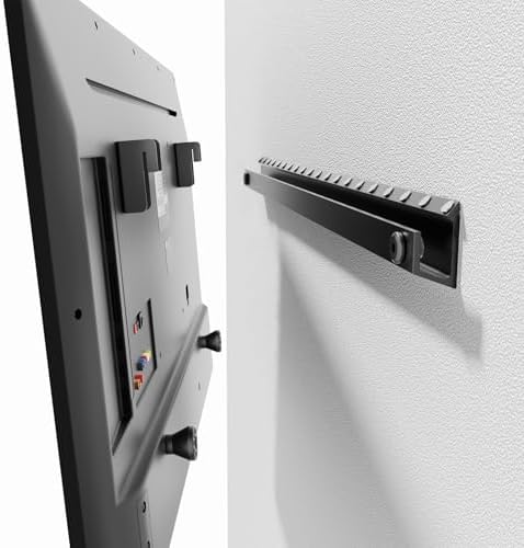 Auoace No Stud TV Wall Mount for 22-55 inch TVs, Drywall Studless TV Hanger Tilts Up to 5°, Low Profile Studless TVs Wall Mount, Easy to Install for Bedroom, Living Room