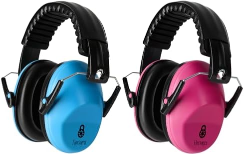 2 Pack Noise Canceling Headphones for Kids, Kids Ear Protection Earmuffs for Autism, Toddler, Children, Noise Cancelling Sound Proof Earmuffs/Headphones for Concerts, Air Shows, Fireworks