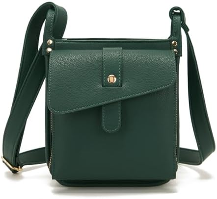Lexiyat Crossbody Purses for Women Trendy Cell Phone Bag Leather Shoulder Handbags with Card Slots - PuriLite