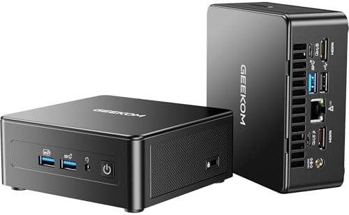 GEEKOM IT15 Mini PC (3-Year Quality Support) with The Most Powerful 15th Gen Intel Core Ultra9-285H, 32GB DDR5& 2TB M.2 2280 NVMe Gen4*4 SSD, Mini Desktop Win11 Pro, WiFi7/BT5.4/Dual 2.5G LAN/USB4/8K