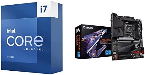 Intel Core i7-13700K Desktop Processor 16 cores (8 P-cores + 8 E-cores) 30M Cache, up to 5.4 GHz
