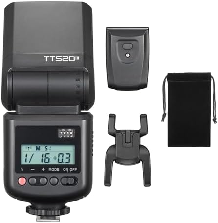 Godox TT520 II On-Camera Flash Electronic Speedlite + AT-16 2.4G Wireless Trigger Transmitter Guide Number 33 S1 S2 Modes Compatible with Canon Sony Nikon Fijifilm Olympus Cameras with Mi Hot Shoe