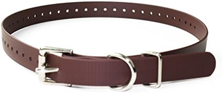 Sparky PetCo Compatible 3/4" Waterproof Biothane Replacement Roller Buckle Dog Collar E Collar Garmin SportDogs (Blue)