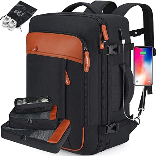 Lumesner Carry on Backpack, Extra Large 40L Flight Approved Travel Backpack for Men & Women - PuriLite
