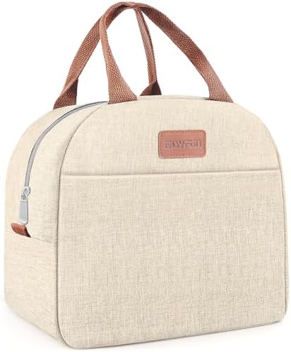 Lunch Bag for Women & Men Adult Insulated Lunch Box, Small Leakproof Cooler Food Lunch Containers Reusable High Capacity Lunch Tote Bags for Work, Travel, Outdoor