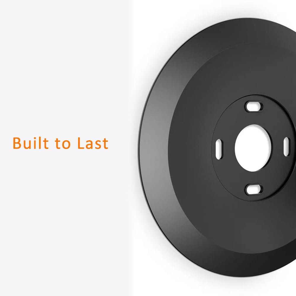 Wall Plate Made for The Nest Thermostat 2020 | Google Nest Thermostat Trim Kit Accessory | Easy Installation | Black