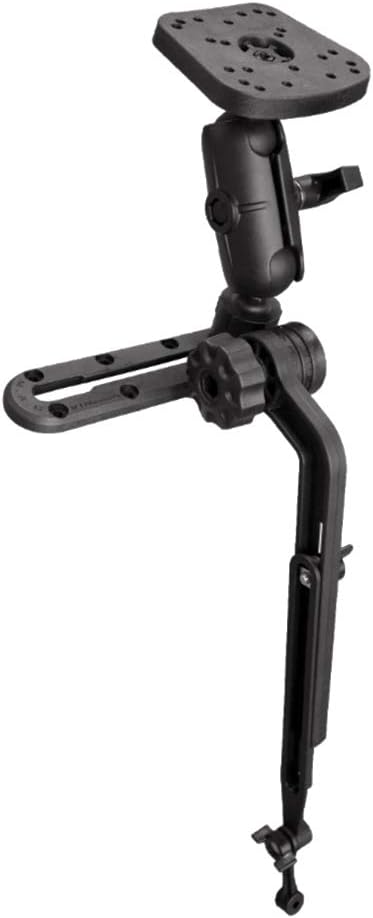 Strg Fish Finder Mount, Kayak Transducer Mounting Arm, Marine Electronics Mounts 1.5" Ball Universal Fish Finder Mount Base Compatible with Scotty Garmin Lowrance Fish Finder - PuriLite