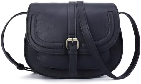 Crossbody Bags for Women Small Over the Shoulder Saddle Purses and Boho Cross body Handbags,Vegan Leather