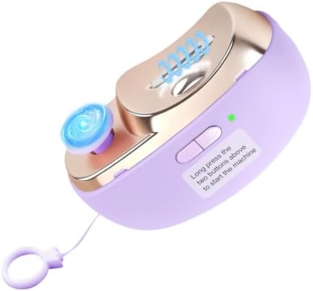 3-in-1 Electric Nail Clippers, Upgrade Electric Nail Clippers for Seniors, Electric Polishing Nail Clippers with Collector, Excellent Electric Nail Trimmer Gift for Your Loves (Lavender-Purple)