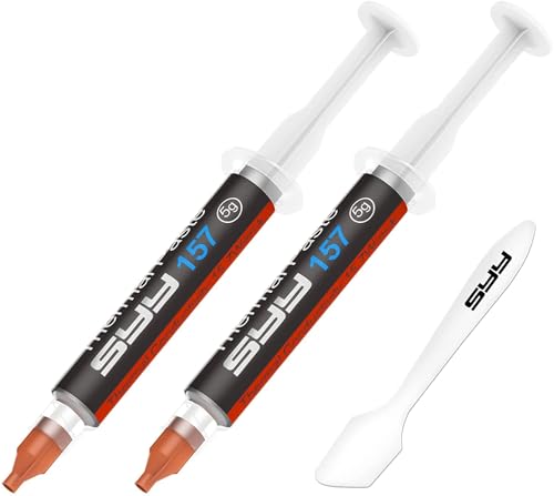 Thermal Paste, SYY 4G with Toolkit CPU Paste Thermal Compound Paste Heatsink for IC/Processor/CPU/All Coolers, Carbon Based High Performance, Thermal Interface Material