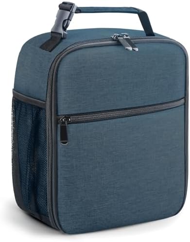 Lunch Bag for Men/Women, Reusable Lunch Box for Adult, Small Insulated Lunch Box, Lunch Tote Bag for Office, Work, Picnic