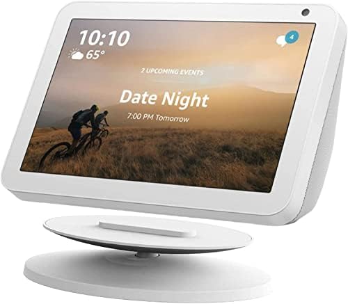 Sintron Smart Display Stand for Show 5 & Show 8 (1st Gen & 2nd Gen) - Adjustable Magnetic Stand Mount with 360 Degree Rotation, Tilt Function and Anti-Slip Base, Compatible with iPhone Models (Black)