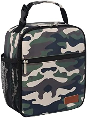 Lunch Box for Men Women Adults Small Lunch Bag for Office Work Picnic - Reusable Portable Lunchbox, Black