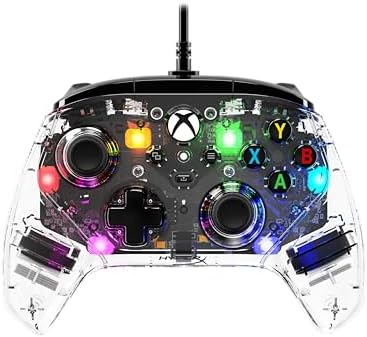 HyperX Clutch Gladiate – Wired Controller for Xbox One, Xbox Series X|S, PC, Officially Licensed by Xbox, Dual Trigger Locks, Programmable Buttons, Dual Rumble Motors