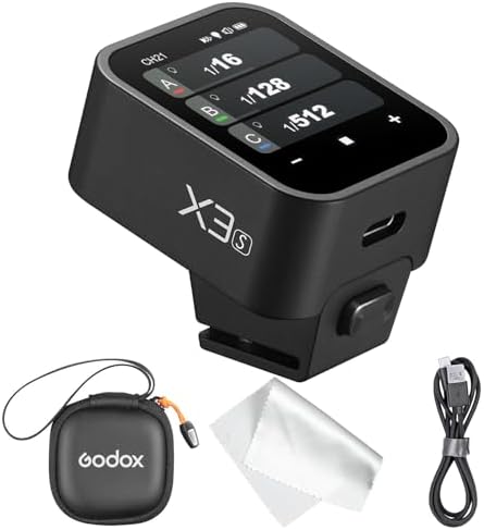 Godox X3S X3 S X3-S TTL Wireless Flash Trigger for Sony Camera, OLED Touchscreen Flash Transmitter,Built-in Lithium Battery Support Quick Charge(Godox Xpro-S/XProII-S Upgrade Version)