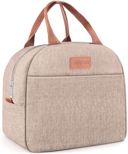 Lunch Bag for Women & Men Adult Insulated Lunch Box, Small Leakproof Cooler Food Lunch Containers Reusable High Capacity Lunch Tote Bags for Work, Travel, Outdoor