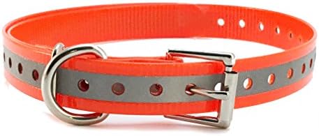 Replacement Strap for Dogtra Collars - 3/4" Wide Ultra-Durable Dog E-Collar Replacement for Training, Bark, Shock, Electric, and GPS Collars - 28" Adjustable Length Solid Black