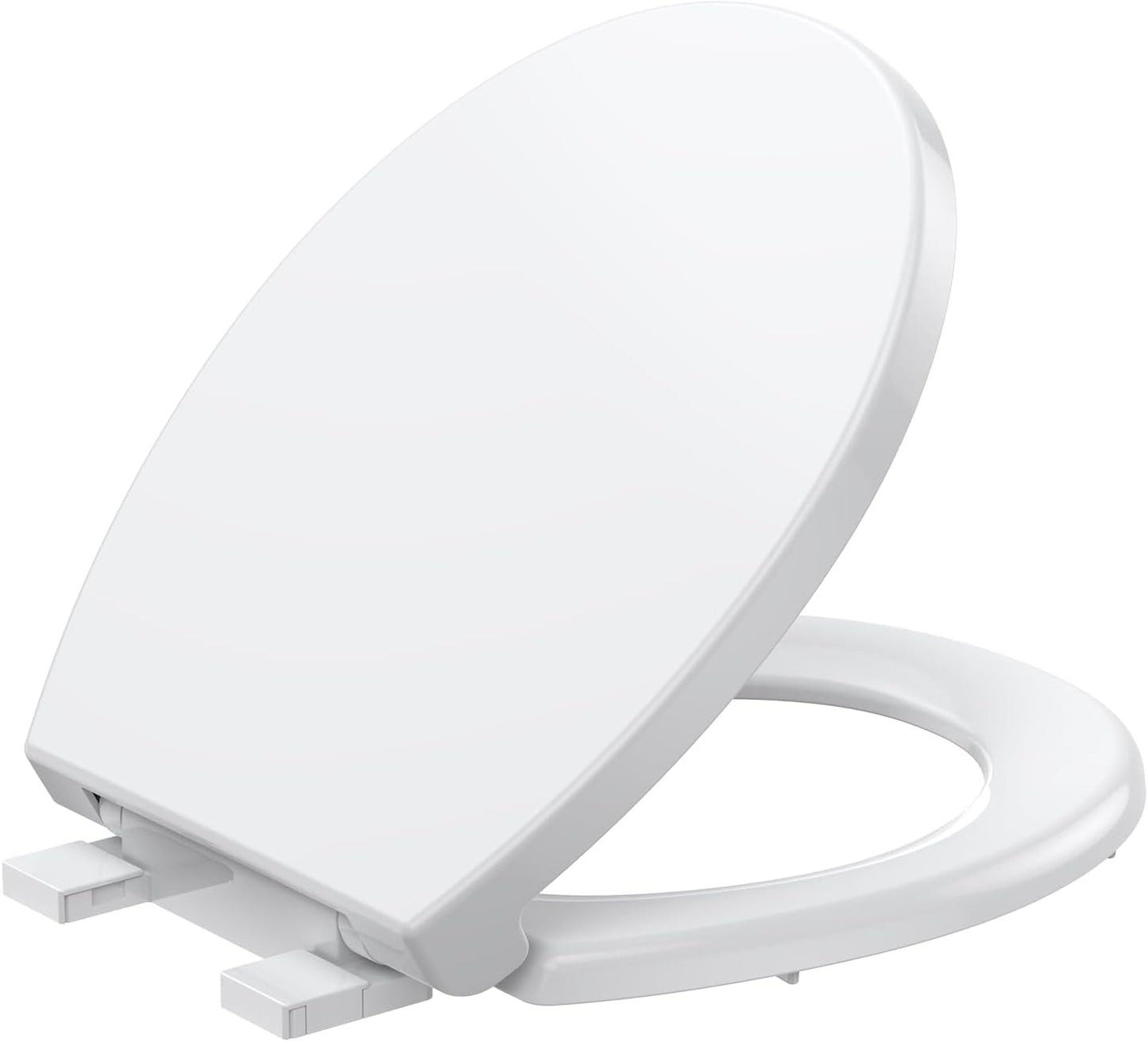 Homfan Elongated Soft-Close Toilet Seat with Built-in Toddler Potty Training Seat – Easy Installation, Durable & Quiet Close, Fits Adult & Child, Includes Quick-Detach Hinges