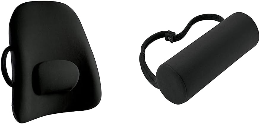 ObusForme Lowback Backrest Support + Sit-Back Cushion | Lower Back Support Pillows and Ergonomic Seat Cushion
