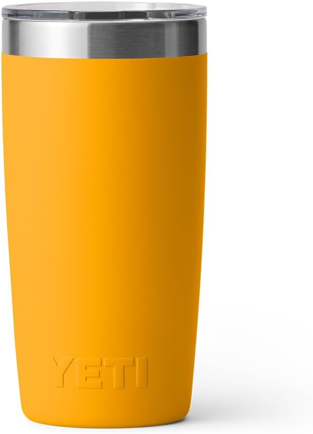 YETI Rambler 10 oz Tumbler, Stainless Steel, Vacuum Insulated with MagSlider Lid, White