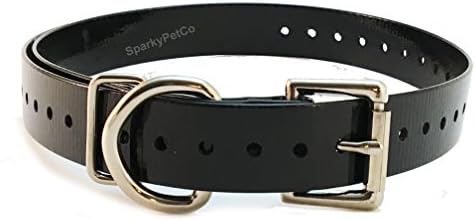 Replacement Strap for Dogtra Collars - 3/4" Wide Ultra-Durable Dog E-Collar Replacement for Training, Bark, Shock, Electric, and GPS Collars - 28" Adjustable Length Solid Black