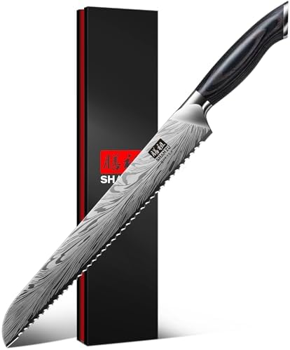 SHAN ZU Fillet Knife 7 Inch, Powder Steel Boning Knife High Carbon Japanese Filleting Knife, Ultra Sharp Deboning Knife for Meat Cutting, Fish Knife with Ergonomic Pakkawood Handle