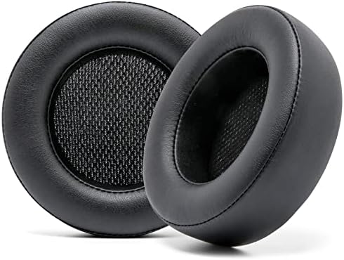 WC Upgraded Replacement Earpads for Corsair Virtuoso RGB Wireless Gaming Headset Made by Wicked Cushions | Improved Durability, Thickness, Softer Leather, and Sound Isolation | (90s Black)