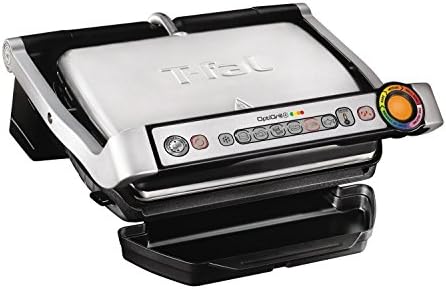 T-fal Optigrill, Electric Indoor Grill, 6 Auto Cooking Modes, Smart Sensor Techology, Nonstick removable plates, Stainless Steel Exterior, Panini Press, Precision Grilling