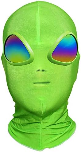 Stegosaurus Alien Mask Halloween Mask Cosplay ET Costume Halloween Party for Adult and Children,New Upgrade