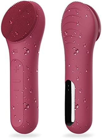 Några Coola Facial Cleansing Brush, Waterproof Electric Face Cleansing Brush Device for Deep Cleaning|Gentle Exfoliating|Massaging,Rechargeable Silicone Skin Wash Machine with Magnet Charger