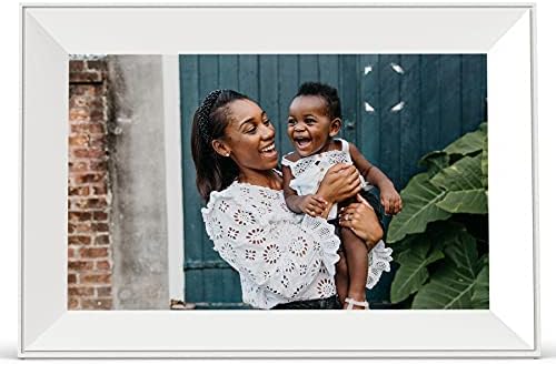 Aura Aspen 12" Digital Photo Frame - Black with Paper Mat
