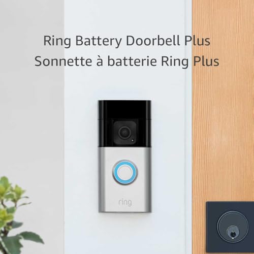 Ring Battery Doorbell Plus (newest model), Head-to-Toe HD+ Video, motion detection & alerts, and Two-Way Talk