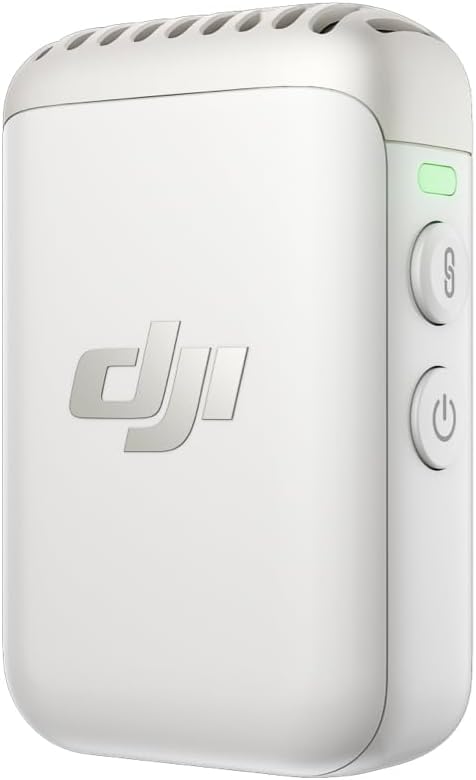 DJI Mic 2 (2 TX + 1 RX + Charging Case), Wireless Lavalier Microphone, Intelligent Noise Cancelling, 32-bit Float Internal Recording, 820 ft.(250m) Range, Microphone for iPhone, Android, Camera