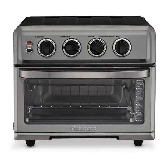 Cuisinart Air Fryer Toaster Oven with Grill - Black Stainless - TOA-70BKS: 1800W,Dishwasher-Safe Parts