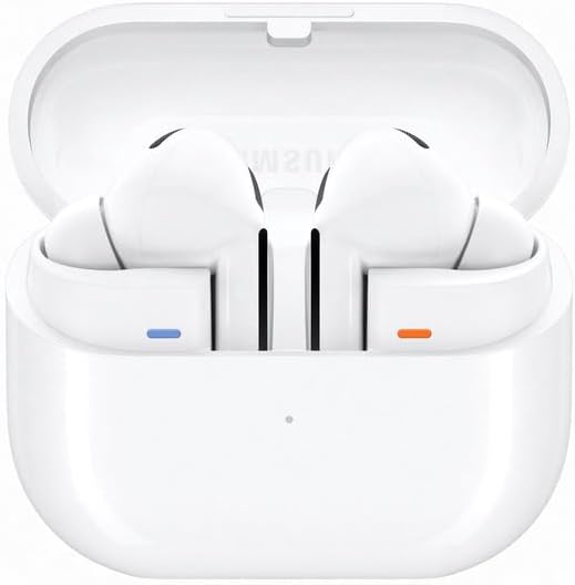 Samsung Galaxy Buds3Pro, Wireless Bluetooth Earbuds with Adaptive Noise Control, Sweat and Water Resistance, AI translator, Hi-Fi Sound, 360 Audio – White (CAD Version & Warranty)