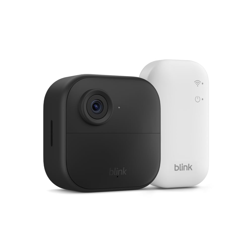 Blink Outdoor 4 (newest model) – Wireless smart security camera, two-year battery life, 1080p HD day and infrared night live view, two-way talk. Required Sync Module not included – Add-on camera