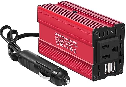 SUNWHEEL 4000W Pure Sine Wave Inverter, 12V DC to 110V/120V AC Power Inverter for RV、Microwave、Off Grid、Truck、Refrigerator、Air Conditioner with 4 AC outlets and LCD Display