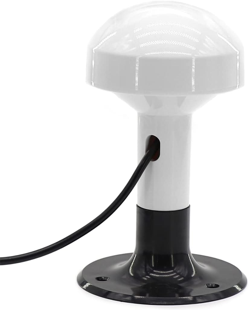 NEWASHAN Marine GPS Antenna External Compatible with Garmin GPSMAP GDU GNC NavTalk Pilot StreetPilot AIS Ship Navigation Receiver Fishfinder Sounder+8M Cable TNC Connector+BNC Adapter+Base